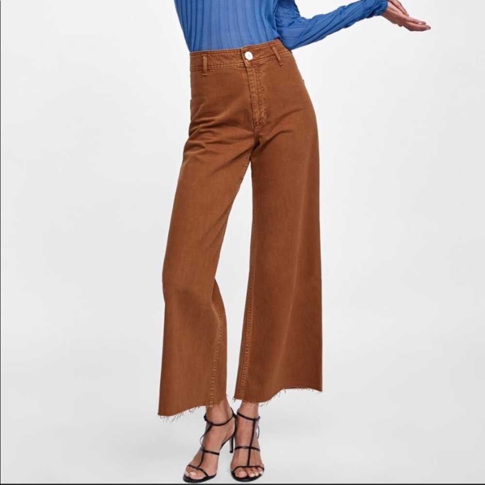 ISO Zara marine straight pants jeans size 2